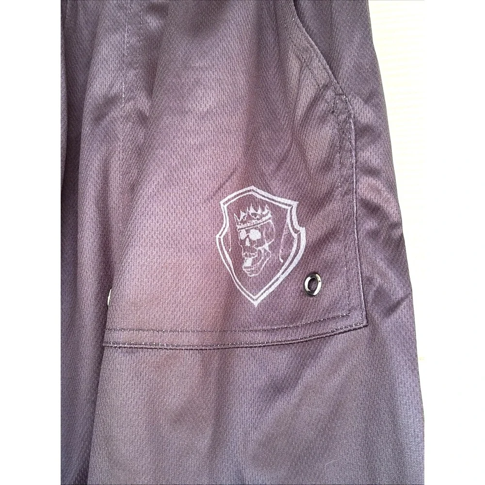 Skull & Crown Boutique Black Tech Lacrosse Sports Activewear Shorts Youth XL NEW
